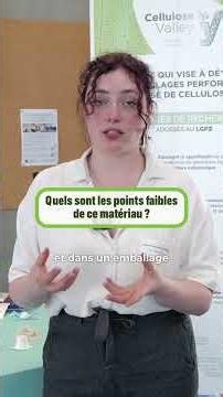 Mathilde Bernard‑Catinat, doctorante au sein de la Chaire Cellulose Valley