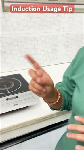 Induction Usage Tip- proper way of switching off Induction Stove | #inductionchulha #inductionstove