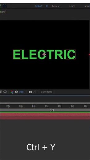 Easy Electric Text Effect Using Saber in After Effects