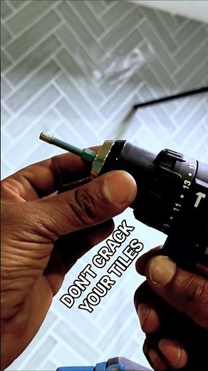 How to stop cracking tiles when drilling 🔨