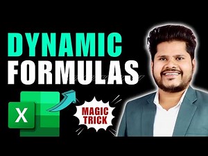 Excel Magic Trick 👍 To Make Excel Formulas Dynamically Updated Automatically 😮 | Hindi |