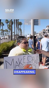 NO KINGS DAY PROTEST: A woman at an anti-Trump protest says she’s queer but in a straight-passing marriage and has struggled with daily anxiety since President Trump took office earlier this year. From Huntington Beach, CA — Willie Nelson is on the ground. | Salem News Channel