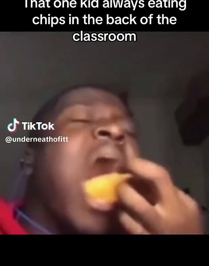 Kid Eating Chips in Classroom: The Crunch Chronicles