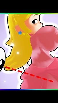 Princess Peach Is THICC 🍑👀 #shorts