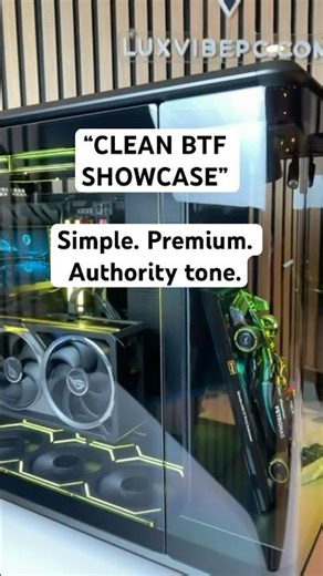 Cooler Master - MasterFrame 360 + TRYX Stage #btf #pcsetup