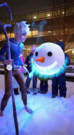 ❄️ Jack Frost Summons a Giant Magic Snow Orb! (Kids GO WILD!) ❄️ #shorts #viral