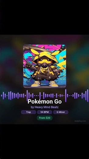 NEW BEAT 🔥 "Pokémon Go" 94bpm Trap #beats #producer #typebeat #beatmaker #freestyle #melodic #rap