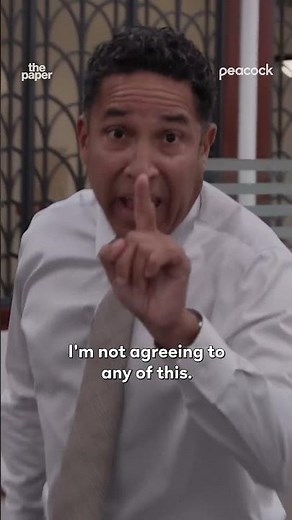 Oh have we missed you, head boring 👋 #ThePaper #OscarMartinez #EsmeraldaGrand #Shorts