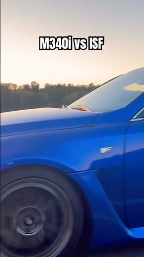 BMW M340i VS LEXUS ISF | Full video on my channel