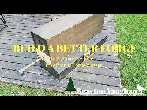 DIY Japanese Forge Bellows (Fuigo) - Part 1