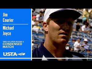 Jim Courier v Michael Joyce Condensed Match | 1983 US Open Round 2