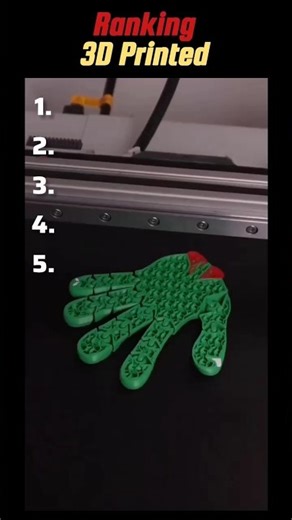 3D Printed Ranking | Day 17 | #shorts #viral #3d #3dprinting #ranked #ranking #noise #turbolayer3d