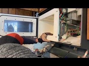 Dismounting an Old GE Microwave