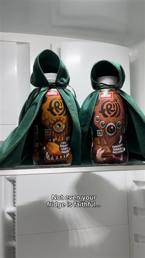 FRijj in the FRidge, and one with a FRinge – choose wisely 👀 The flavours you love, now dressed for spooky season - catch them while they last 🎃 #justfeeltheURjj #FRijjFreaks #Halloween | Müller UK & Ireland