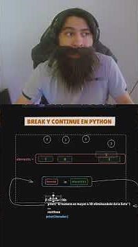 Sabes como funciona el CONTINUE en python? TE LO EXPLICO