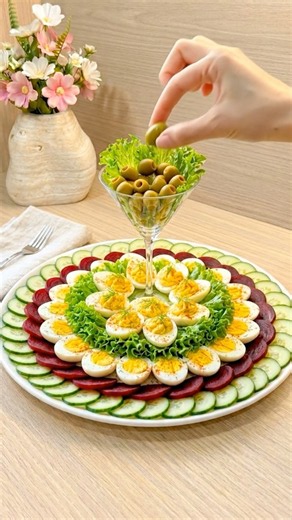 Deviled Egg Platter Snack#platter #egg
