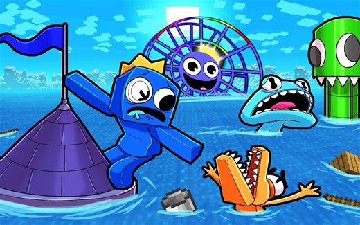 彩虹朋友，但奇怪的世界正在洪水氾濫！