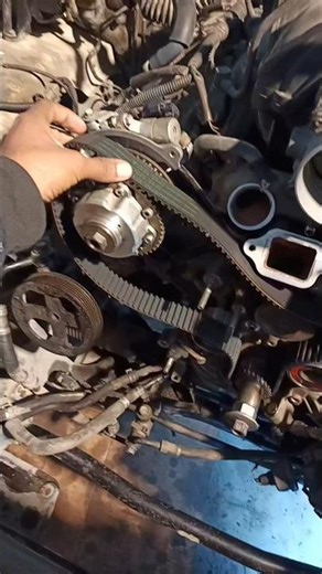 how to#timing belt#V8