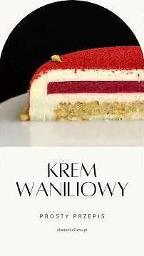 Krem waniliowy z mascarpone | Akademia Tortu #przepis #akademiatortu