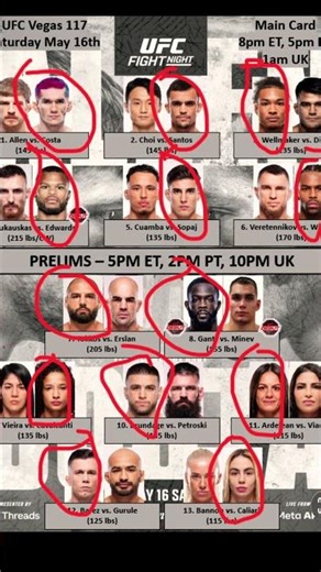 UFC VEGAS 117 FINAL PICKS!! #ufcvegas117