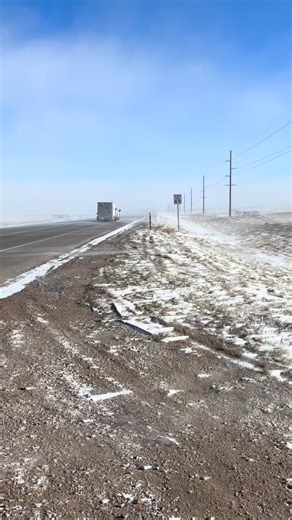 📍 Highway 23 east of the Highway 8 roundabout near New Town. Troopers are reporting on and off reduced visibility in open areas, at times down to zero. 1/18/26 @ 1PM | North Dakota Highway Patrol