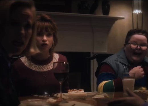 Enjoying Delicious Pie from Stranger Things