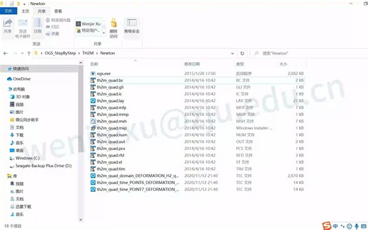 OPENGEOSYS-OGS5教程-命令行运行