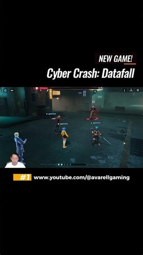 Cyber ​​Crash: Datafall, a new cyberpunk-themed gacha game! #cybercrash
