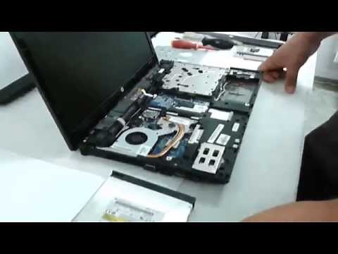 How to disassemble the HP ProBook 4525s, replace the memory, hard drive, fan cleanup | SURPAN.CZ
