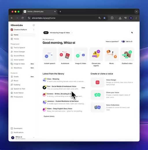 How to Clone Your Voice in 10 Seconds with AI | The Whizz AI posted on the topic | LinkedIn