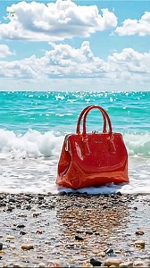 (Money Luck)The Gift of a Red Handbag💰 #Ai #Rich #Wish #Luck #돈벼락 #부자 (돈쭐) 빨강 핸드백의 선물 | Healing Mart