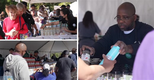 Over 500 families receive free groceries at Richmond community giveaway