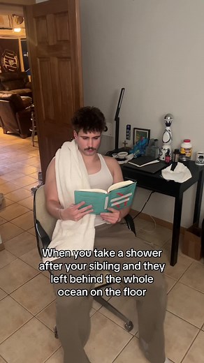 Taking a Shower After Your Sibling's Mess
