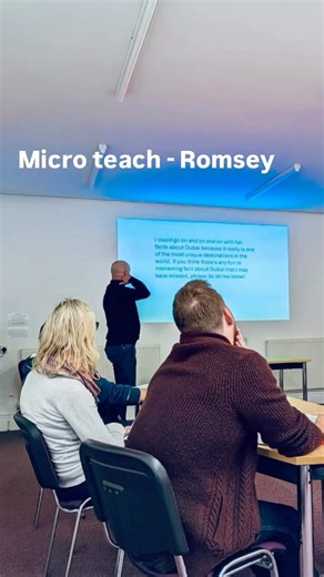 Train Aid - National Training Provider on Instagram: "Some excellent microteaches at our Romsey course last week with a really strong range of topics on show. From stress and time management through to asbestos awareness, recovery position, breathing apparatus, ladder safety and vehicle checks, it was great to see learners confidently delivering clear, engaging sessions. We even had a well-travelled microteach on Dubai in the mix. Microteaching is such an important part of our courses. It gives