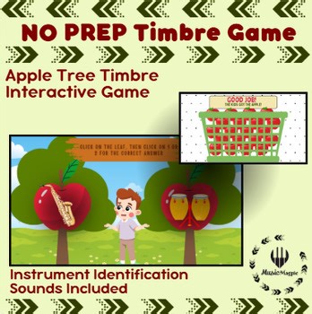 Instrument Family Timbre Game | Interactive Elementary Music "Apple Tree"