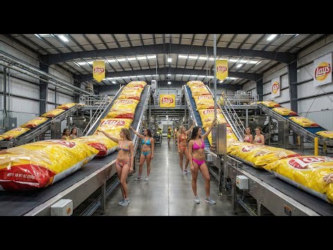How Lay's Potato Chips Are Made In Factory #megafactory #megaprojects