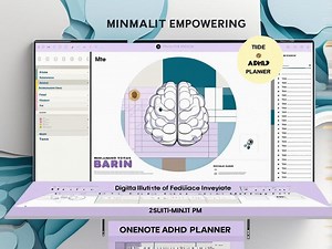 ADHD Digital Planner for Onenote | Neurodivergent Organizer (digital Download) - Etsy UK