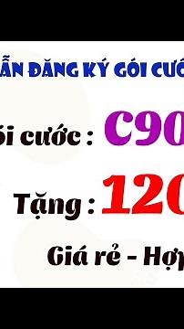 Hướng dẫn đăng ký gói cước C90N mobifone, Gói cước C90N được Tặng 120 Gb data