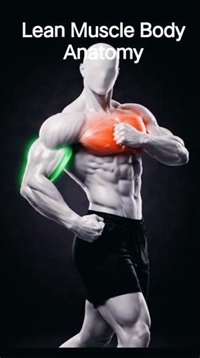 Lean Muscle Body Anatomy #gym