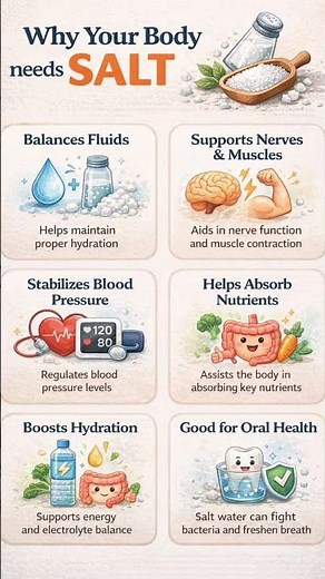 Why Your Body Needs Salt: Surprising Health Benefits #salt #highlightsealthy