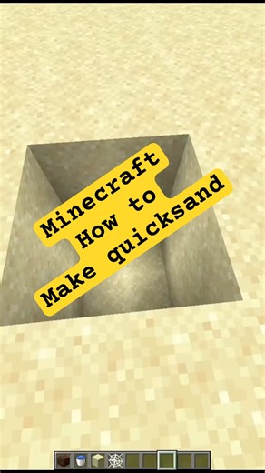 Minecraft how to make quicksand #Minecraft #Gaming