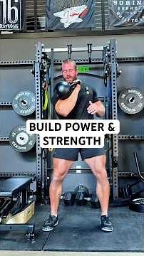 The Kettlebell Hang Clean & Press — Work Your Traps, Shoulders & Core #kettlebell #power #shoulder