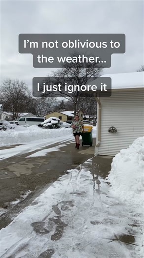 What ? Like it’s cold? ❄️😂 #christinessnaps #midwest #snow #winter #january