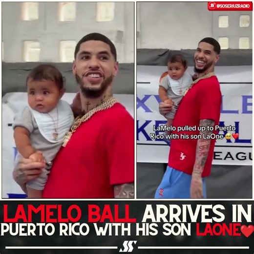 LaMelo Being a W Dad With His Son LaOne 🥹