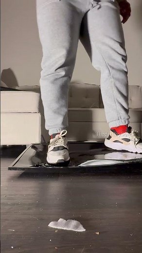 Watch Me Destroy a TV in 30 Seconds! 👣💥