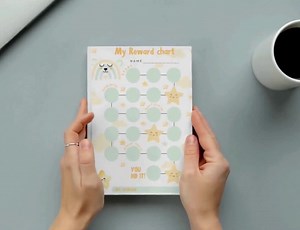 Kids Reward Chart: Daily & Weekly Chore Tracker (PDF)