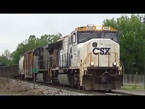 CSX 4568 Operation Lifesaver Leading CSX M692 & CSX OCS in Augusta, GA 4/3/23