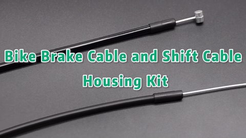 103pcs Universal Bike Brake Cable Kit with Stainless Steel Cable Cutter, Brake and Shifter Line for Mountain Road Bicycle Repair, Cable End Caps, C Buckles, V Brake Cable Guide Inside