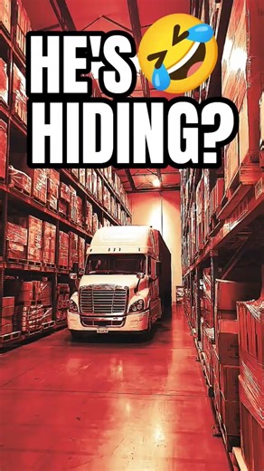 Trucker hides from the EVIL DOCK MONSTERS!