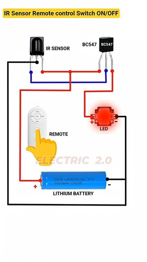 IR Sensor Remote control Switch ON_OFF | Electric 2.0